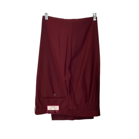 NWT Mens 3 pc Pallini Super 150’s Burgundy Suit Sz 52R/47W - Picture 3 of 10